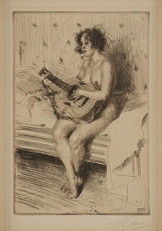 Anders Zorn, "The Guitar Player".