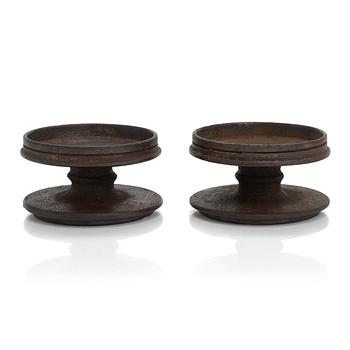 Ilmari Tapiovaara, a pair of 1969 candle holders.