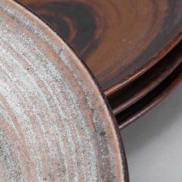CARL-HARRY STÅLHANE, TALLRIKAR, 4 st, stengods, Designhuset.