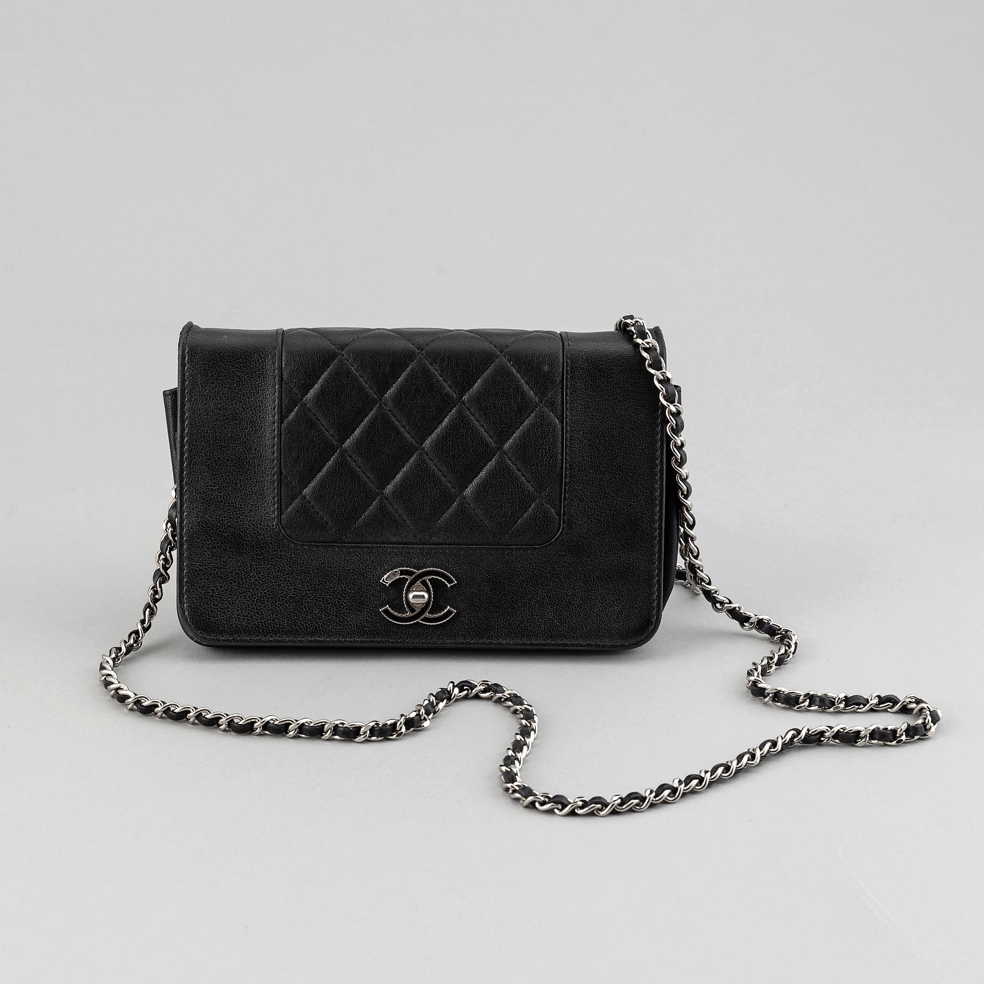 Chanel, a black leather 'Mademoiselle' handbag, 2016-2017.