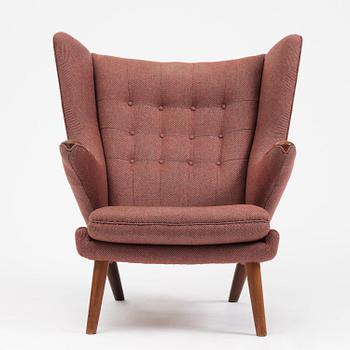 Hans J. Wegner, fåtölj, "Bamse", AP-stolen, Danmark, 1950-60-tal.