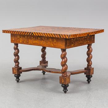 Table, Dutch Baroque style, second half of the 19th century.