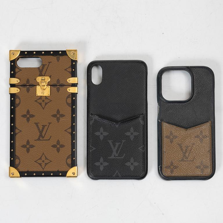 Louis Vuitton, mobilskal, 3 st,