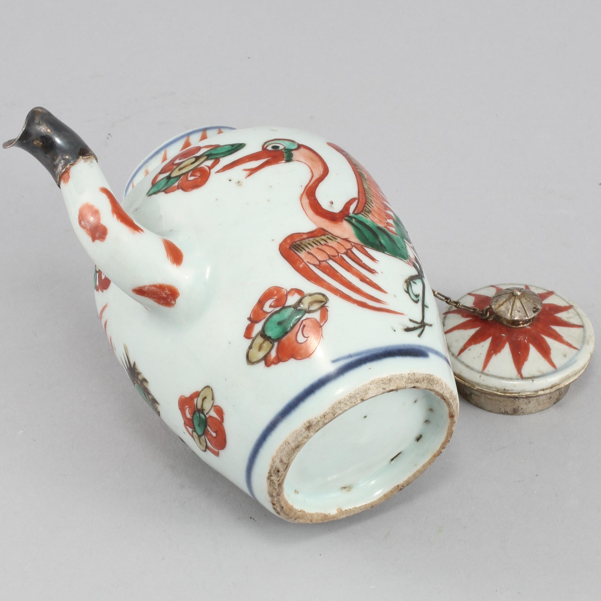 KANNA, porslin, Kina, 1700-tal.