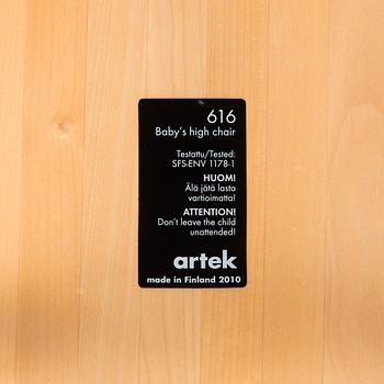 Ben af Schultén, a 'Baby's high chair' 616 for Artek 2010.