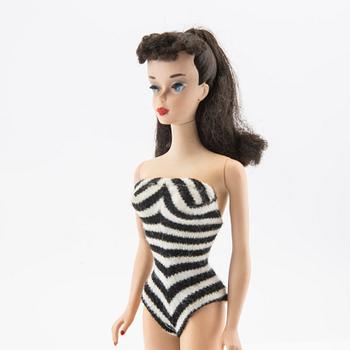 Barbie doll, vintage "Nr.3 Ponytail", Mattel 1960.