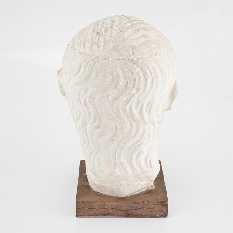 SKULPTUR, efter antik förlaga, gips, 1900-talets andra hälft.