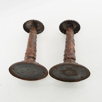 Ljusstakar ett par Jugend tidigt 1900-tal.