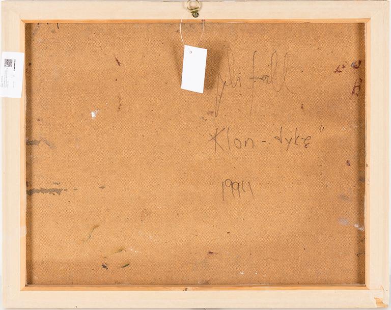 JOHANNES FALK, pannå. Signerad och daterad 1994 a tergo.