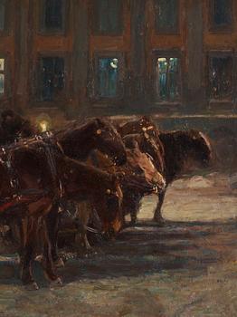 Wilhelm Smith, Collection of carriages at the Prince's Palace, Stockholm.