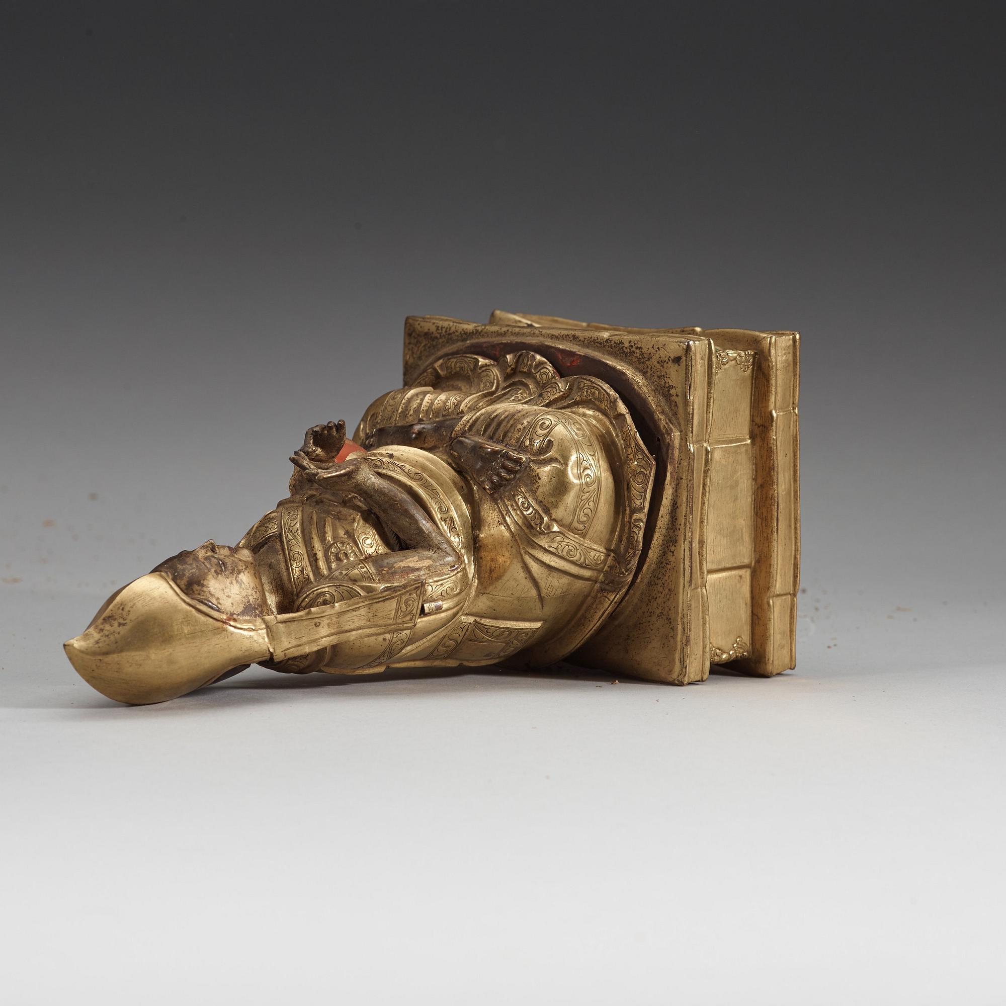 TSONG KAPA, förgylld. Mongoliet, 1700-tal.