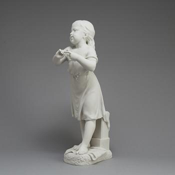 FIGUR, parian, Gustafsberg 1903.