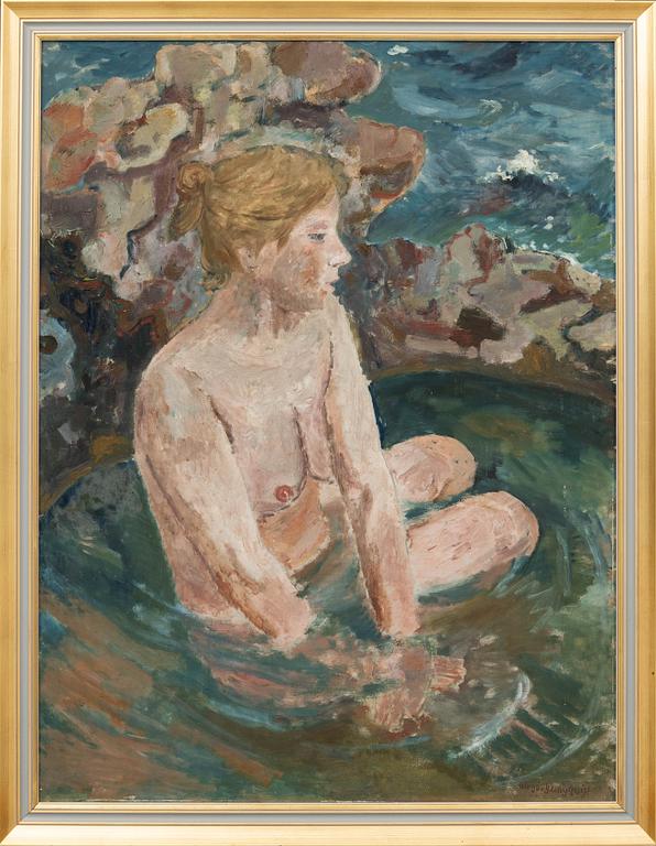Birger Ljungquist, In the bath.