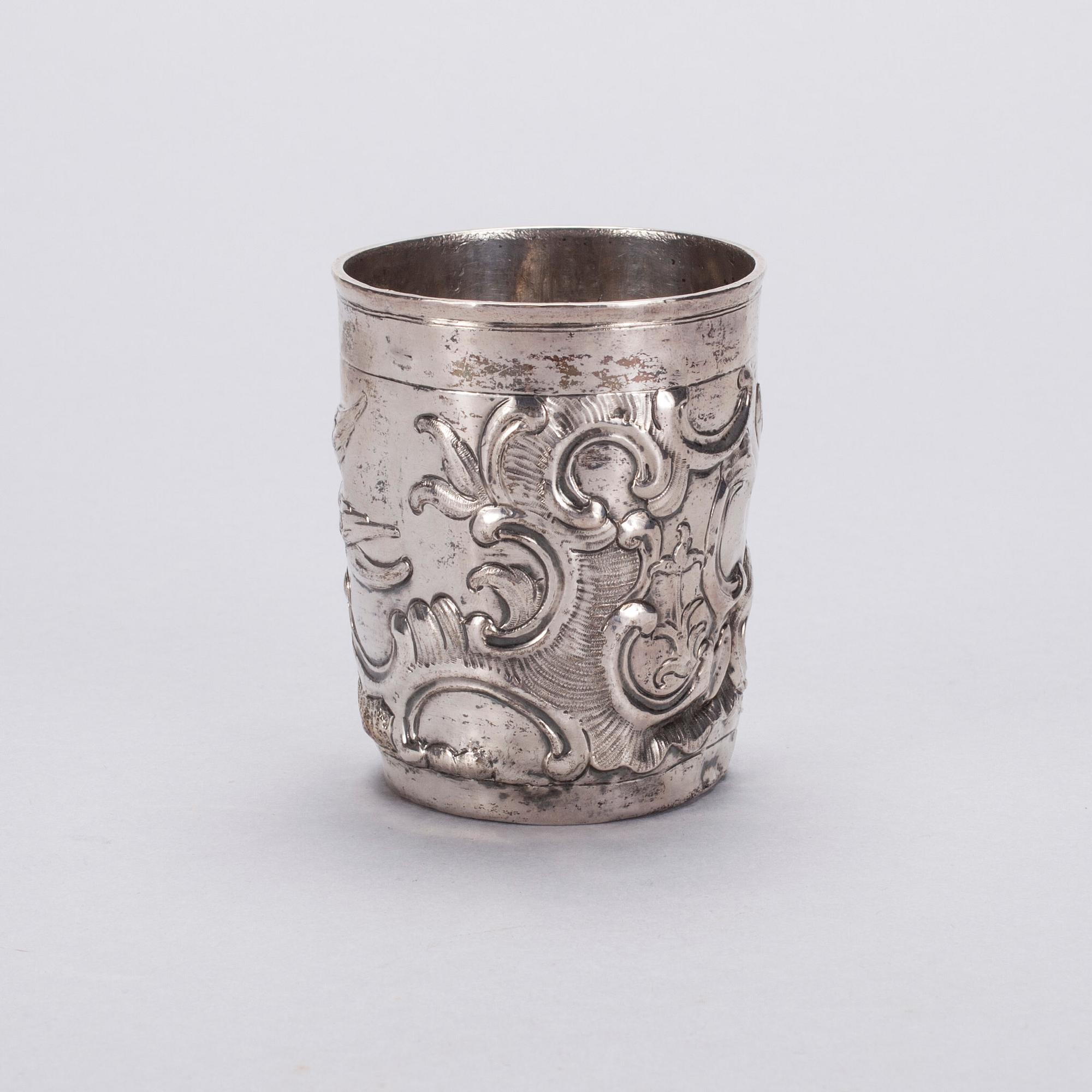 BÄGARE, silver, Ryssland, Moskva 1770-tal.
