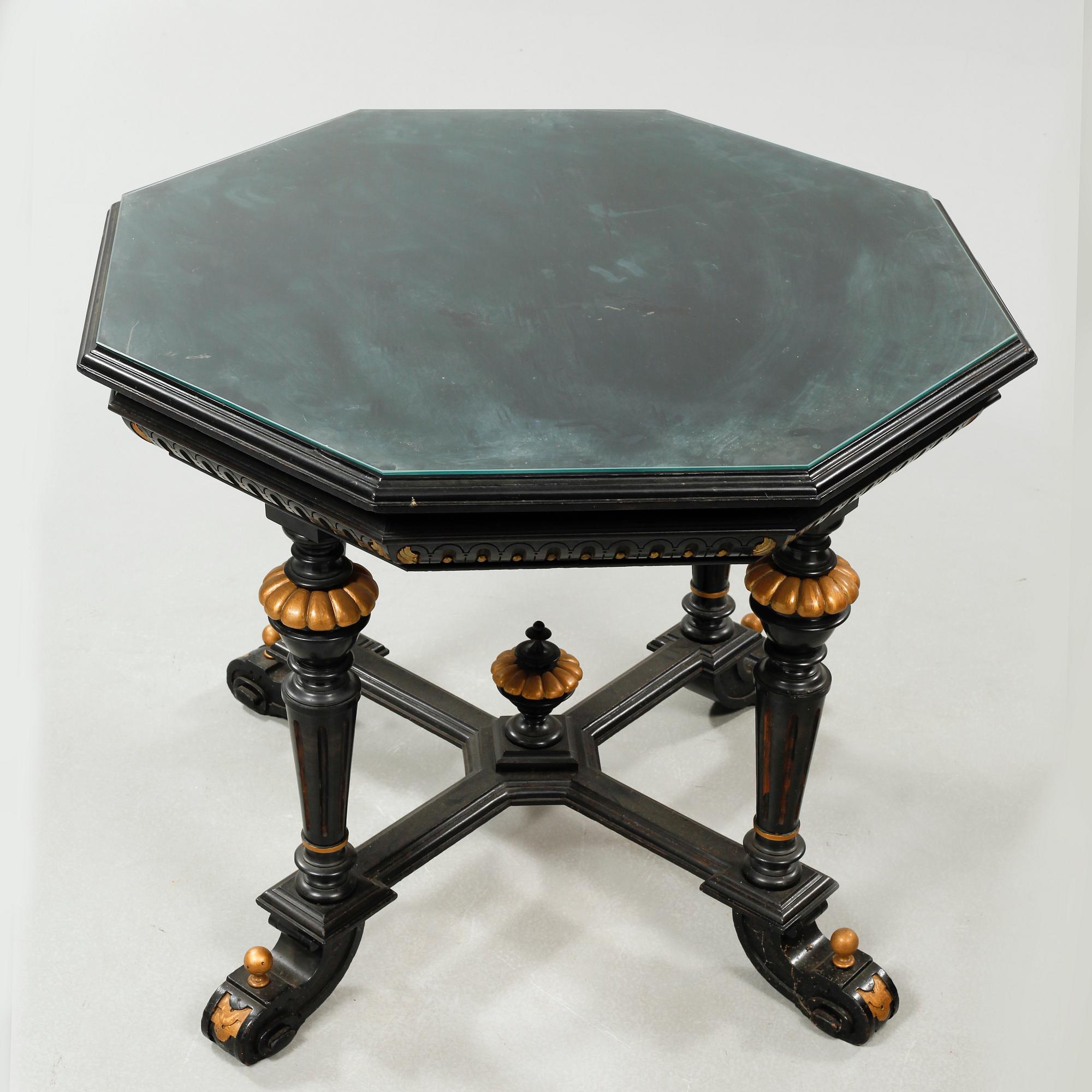 Nine items in Neo Renaissance style, late 19th century.
