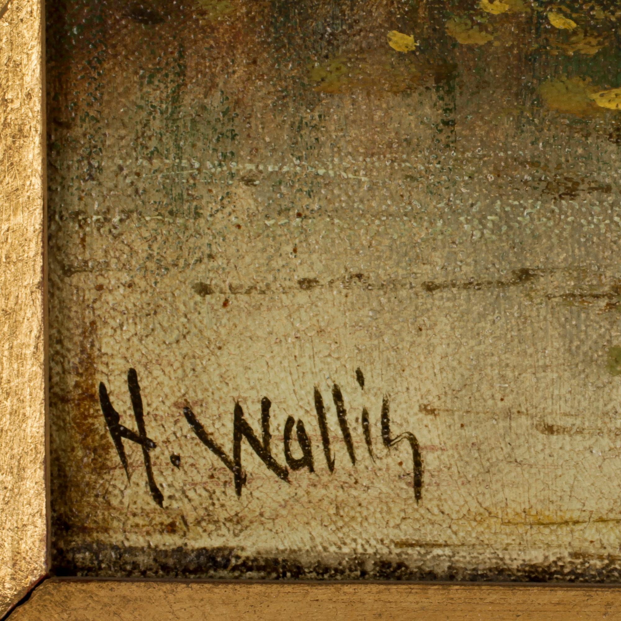 OKÄND KONSTNÄR, olja på duk, bär signatur.