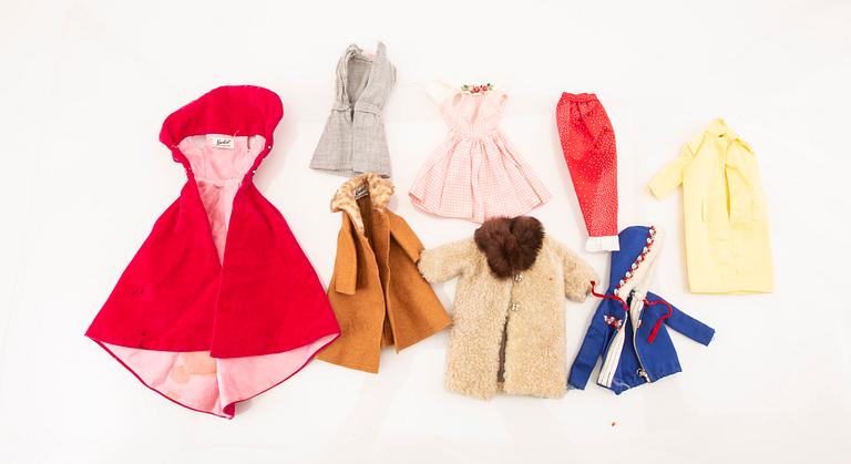 Dockor 4 st "Barbie", "Skipper" och "Ken" Mattel Japan 1900-talets andra hälft.