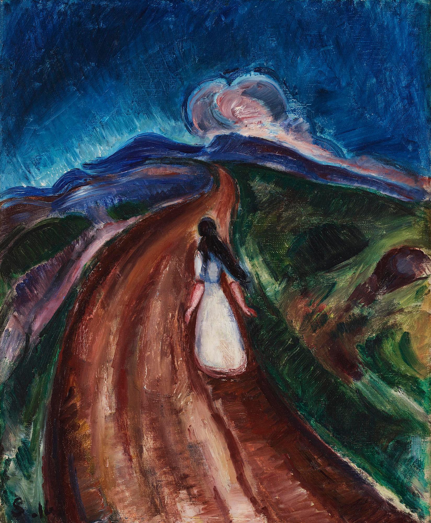 Gösta Sandels, "Flickan på vägen".