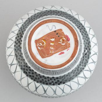 Ingrid Atterberg, Vase "Grafika", Upsala Ekeby, 1950's.