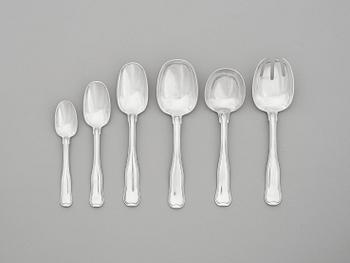 A set of 98 pcs of 'Old Danish' flatware, Georg Jensen, Copenhagen 1945-77.