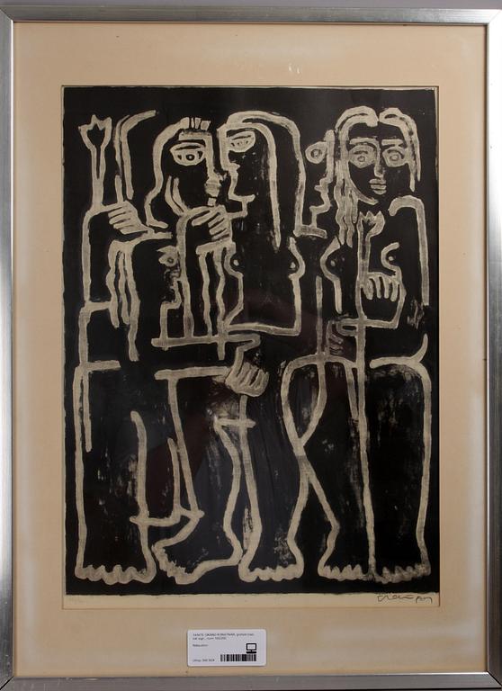 OKÄND KONSTNÄR, grafiskt blad, bär sign., numr 160/200.