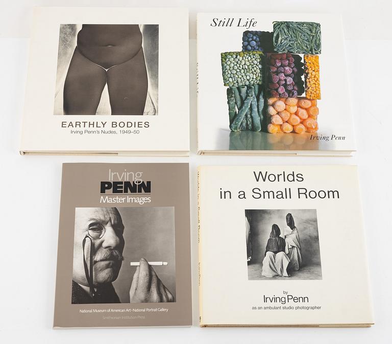 Irving Penn, samling fotoböcker och publikationer, 23 delar.