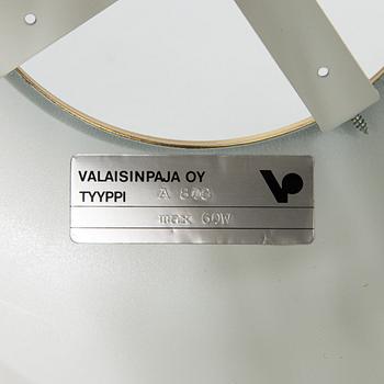 Alvar Aalto, lattiavalaisin, malli A808, Valaisinpaja.