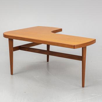 A teak vennered coffee table, 1960's.