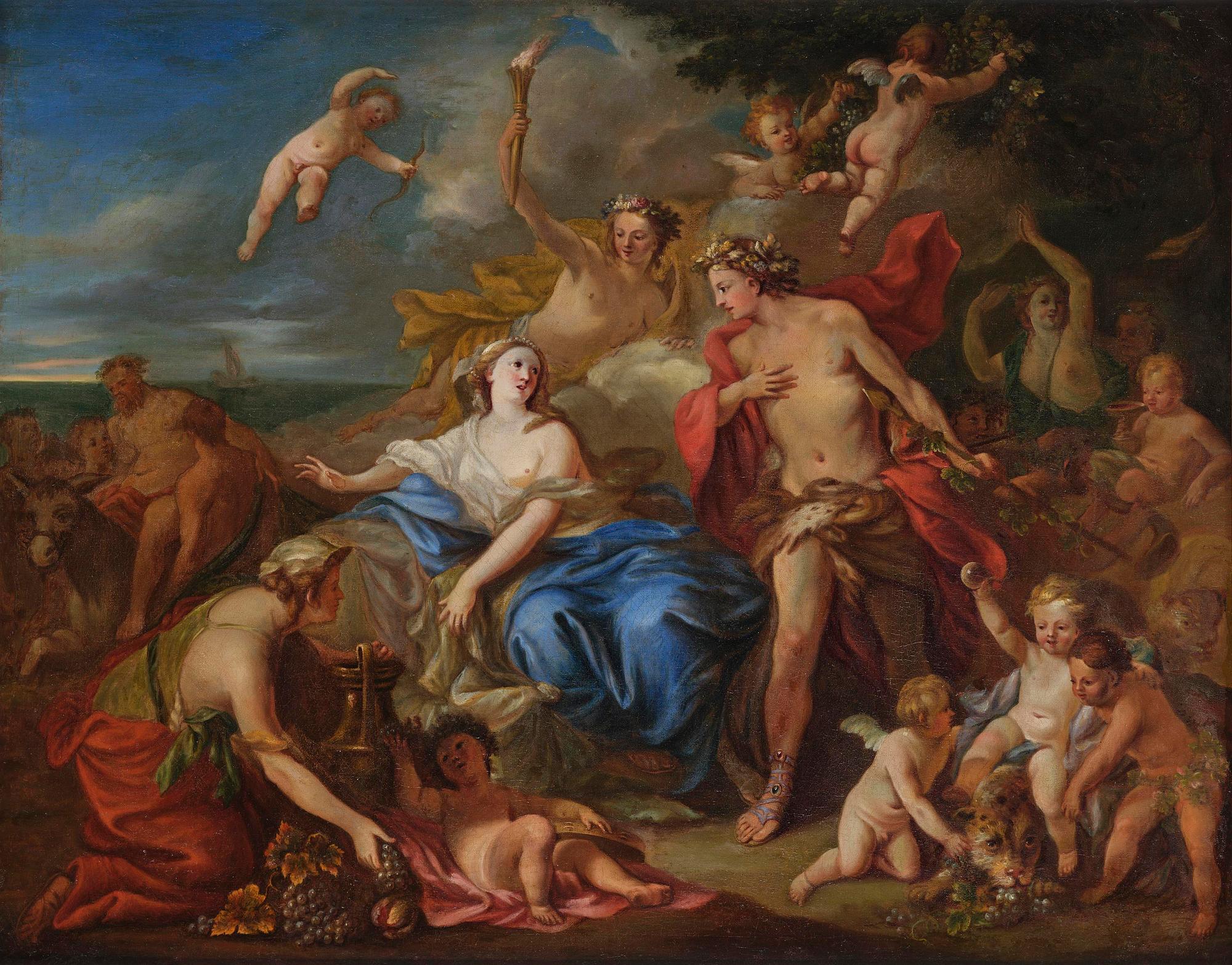 Pierre-Jacques Cazes, attributed to, The Wedding of Bacchus and Ariadne.