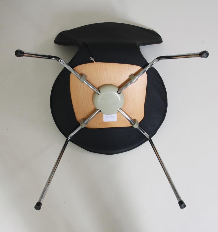 STOLAR, 6 st, "Sjuan", Arne Jacobsen för Fritz Hansen.