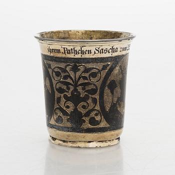 Pikari, kullattua hopeaa, niello, Moskova 1839.