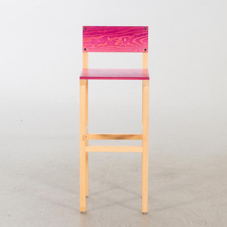 FREDRIK PAULSEN, "Röhsska"Designbaren,bar stool, Blå Station 2020, Bar stool 11/18.