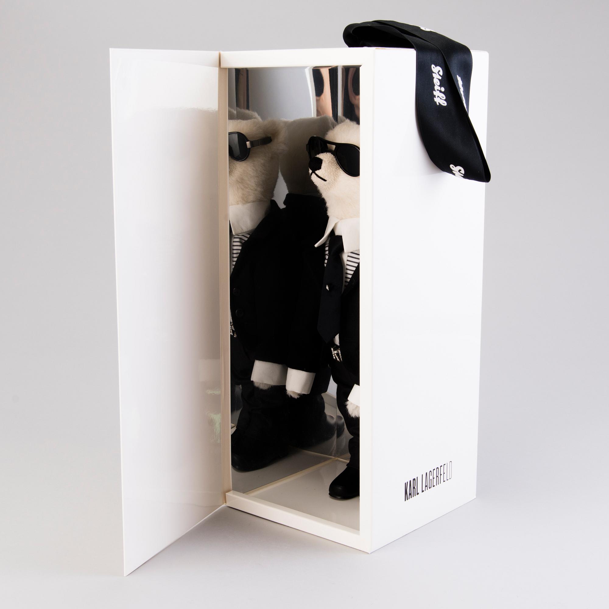 A Karl Lagerfeld Steiff Teddy Bear, Limited edition, numbered 1190/2500, Germany 2009.