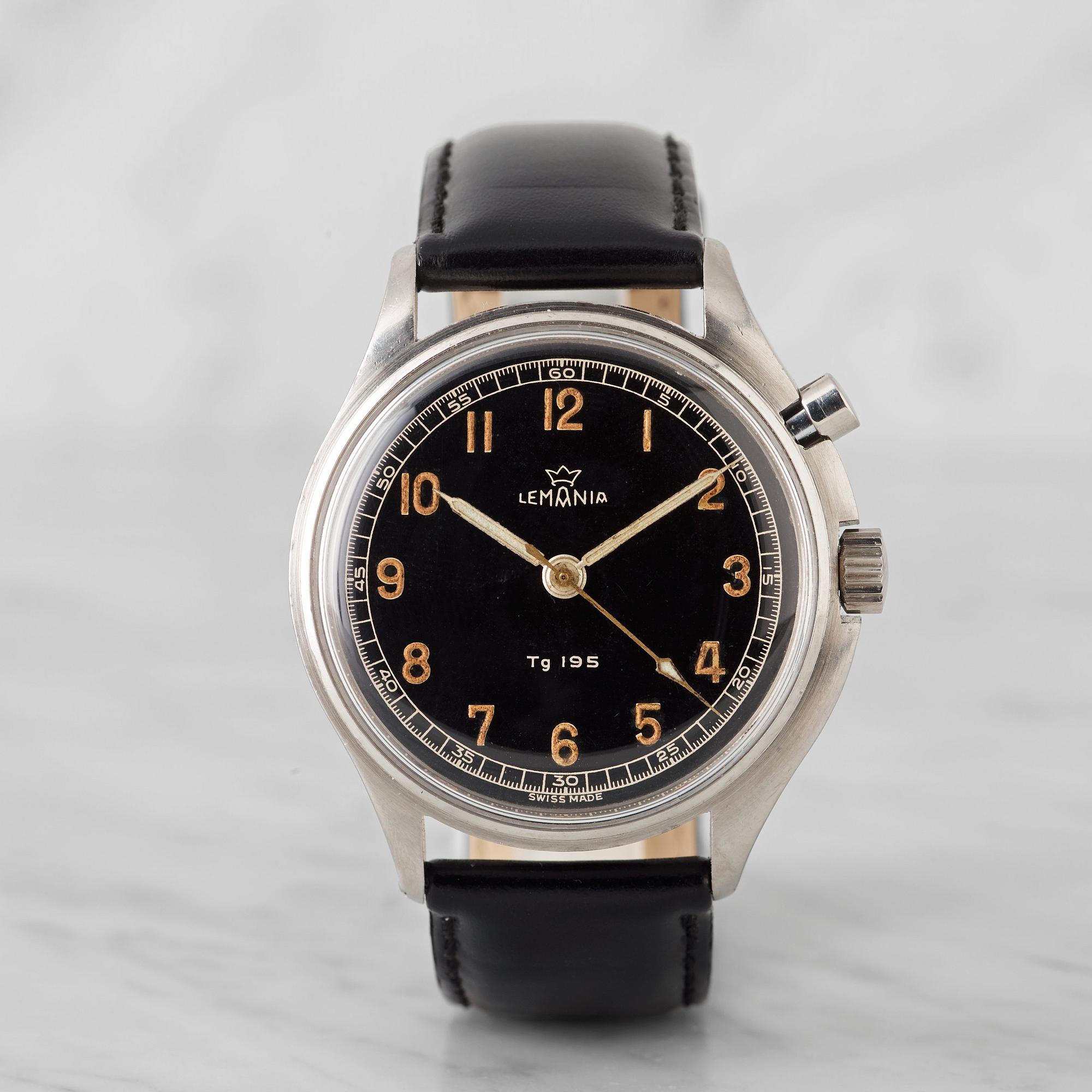 LEMANIA, Tg 195, "Tre Kronor", armbandsur, 40 mm,