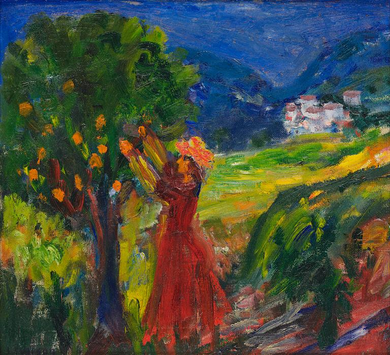 Ivan Ivarson, Orange picking.