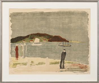 Jens Söndergaard · JENS SÖNDERGAARD, färglitografi, signerad, numrerad 125/250 och daterad -47.