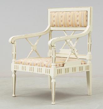 KARMSTOL, gustaviansk stil, 1900-talets början.