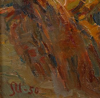 SIGFRID ULLMAN, oil on canvas, signed with initials  and dated -50.