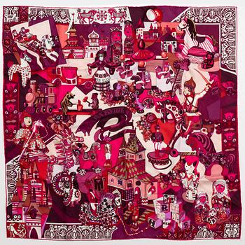 Hermès, scarf, "Zabavushka".