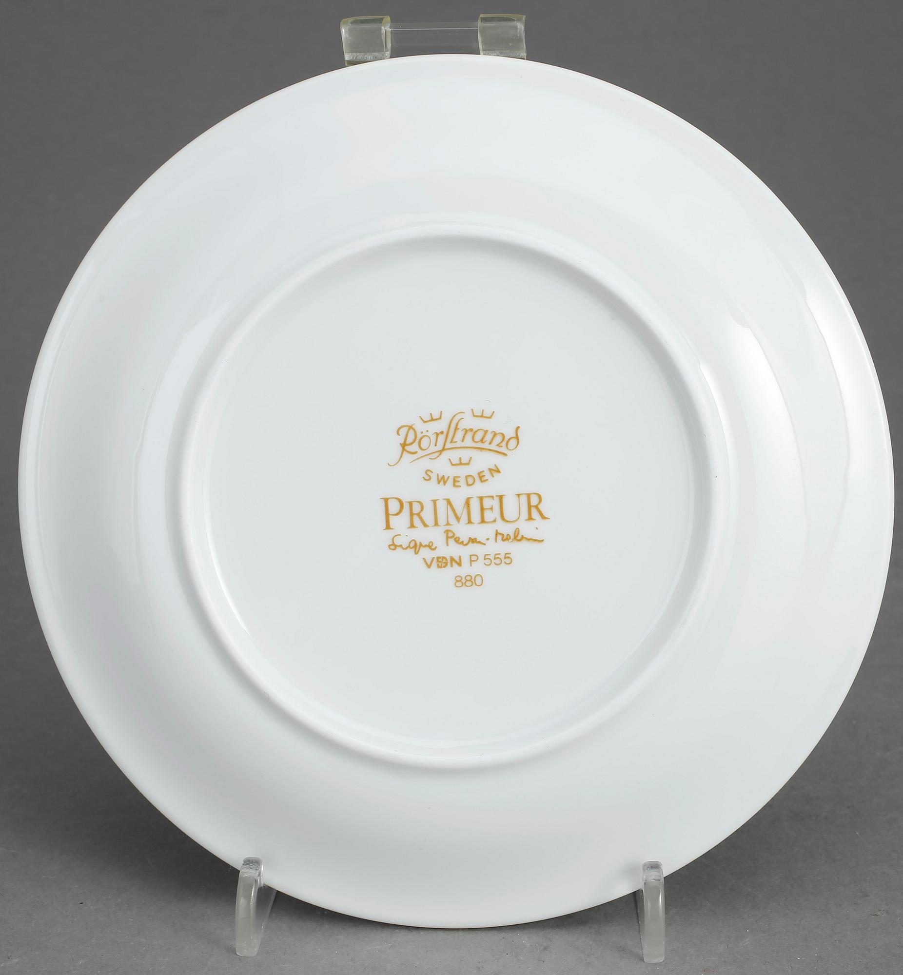 KAFFESERVIS, 23 delar, "Primeur", Signe Persson-Melin, Rörstrand, i produktion 1980-1984.