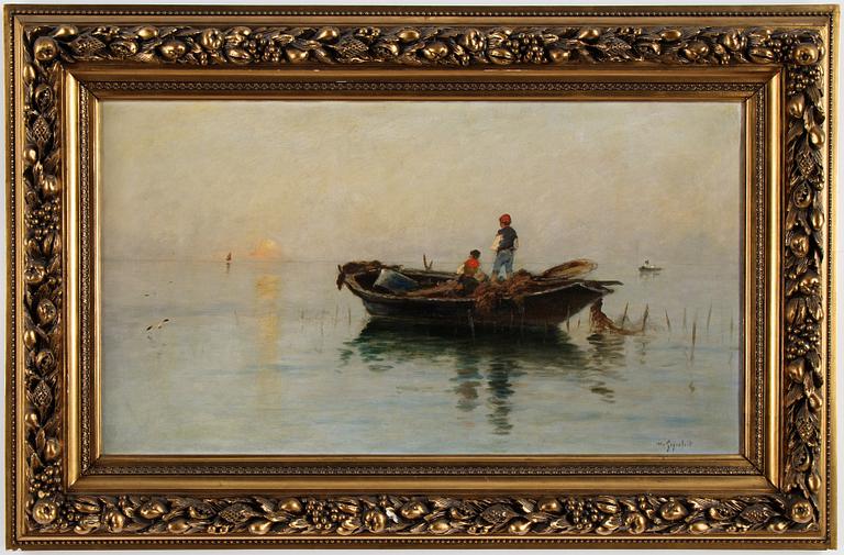 Wilhelm von Gegerfelt, oil on canvas, signed.