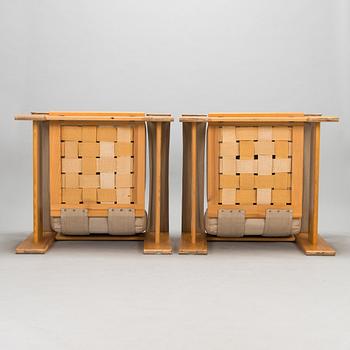 Pekka Rannikko, fåtöljer, ett par, "Saana", Asko 1970-tal.