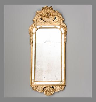 A MIRROR, Rococo, Sweden, 18th Century.