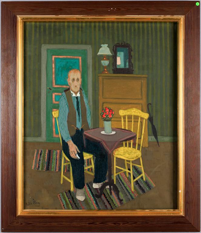 PELLE ÅBERG, olja på duk. Sign.