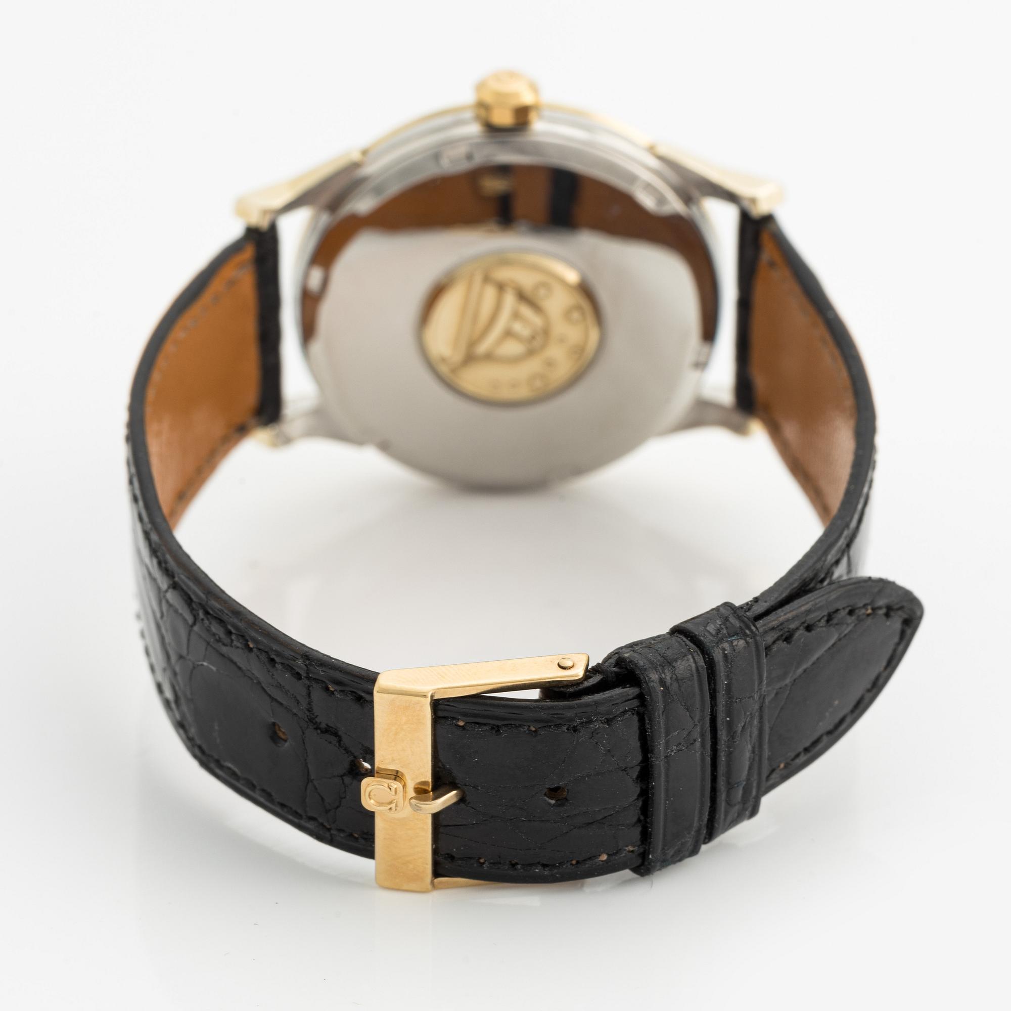 Omega, Constellation, Chronometer, "Pie-Pan", armbandsur, 34 mm.