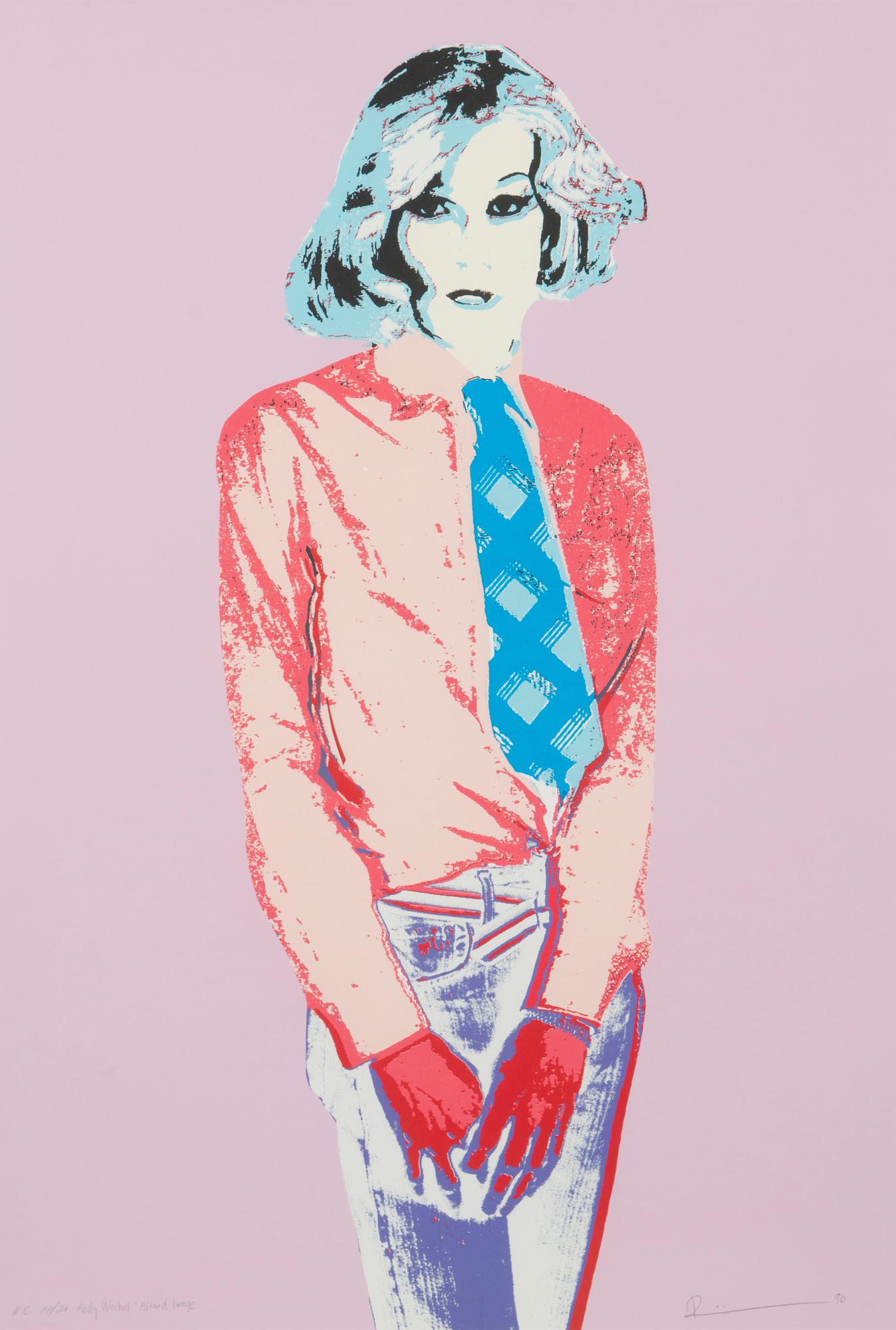 Kari Riipinen, serigrafi, signerad och daterad-90. Märkt H.C 14/20.