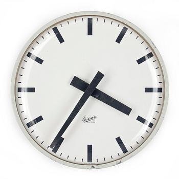 VÄGGUR, metall och plast, LM Ericsson, 1900-tal.