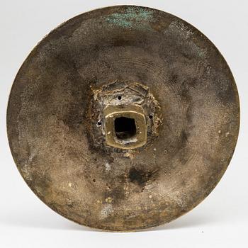 A bronze baroque wall sconce 17/18th century.