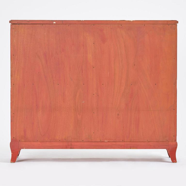 Carl Malmsten, a Swedish Grace showcase cabinet, cabinetmaker Albin Johansson, Stockholm, for Villa Kvikkjokk, 1928.