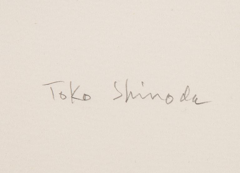 Toko Shinoda, lithograph, signed, numbered 21/30.